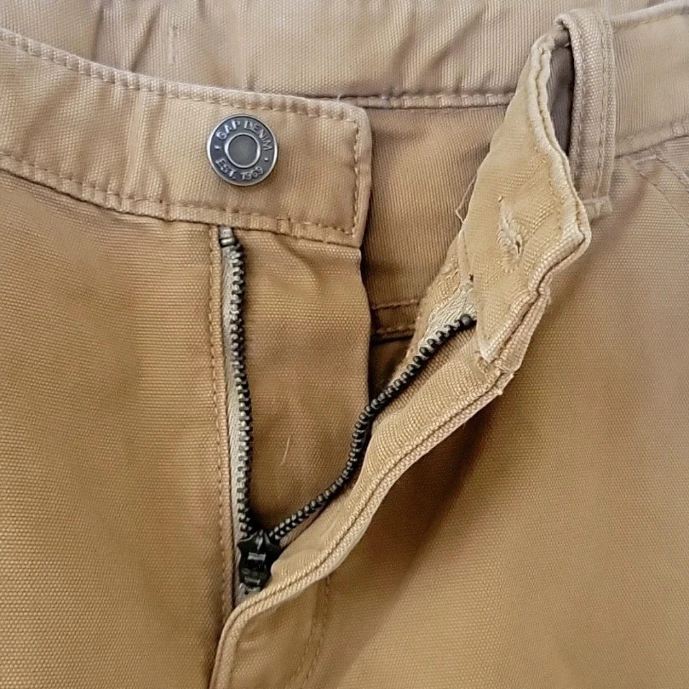 GAP Boys Brown Frayed Hem Shorts Casual Summer Vacation - Size 14
